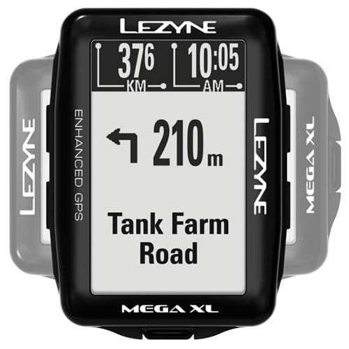 アクセサリー LEZYNE MEGA XL GPS LEZYNE MEGA XL GPS BIKE COMPUTER